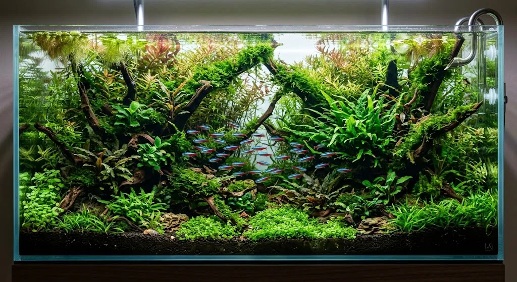 Planted aquascape