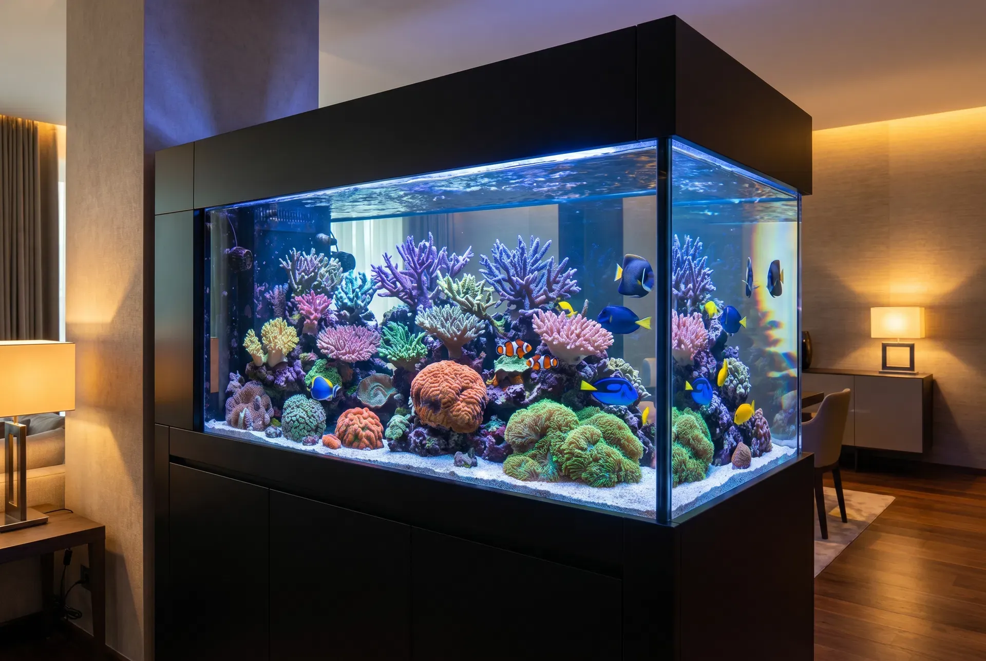 Marine reef tank